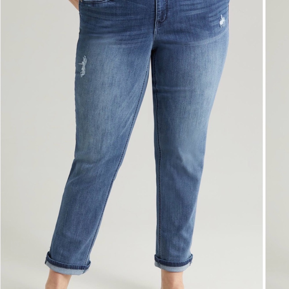 Wit & Wisdom “Ab”solution High Waist Ankle Slim Straight Leg Jeans